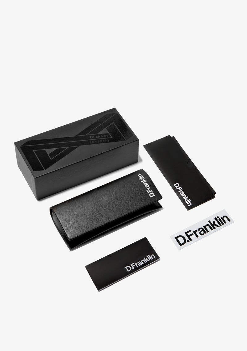 D.Franklin eyewear INFINITY BLACK / BLACK package