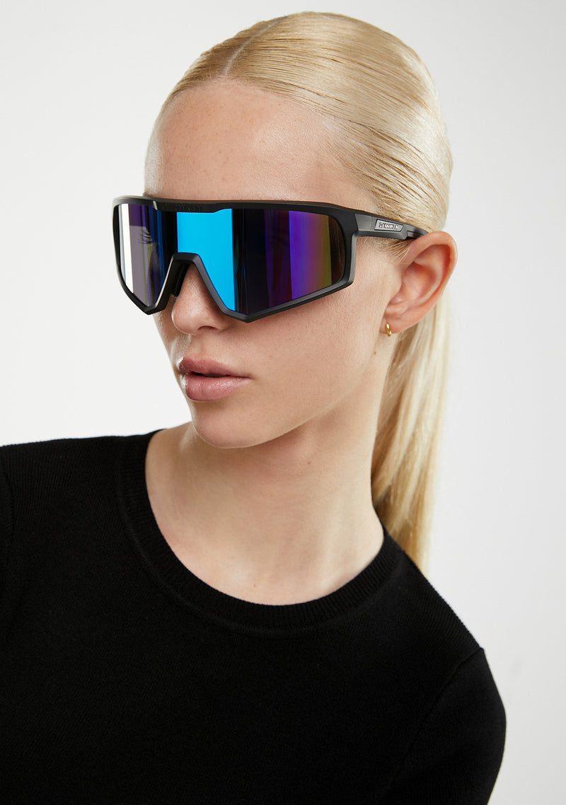 D.Franklin sport sunglasses HURRICANE black / blue women