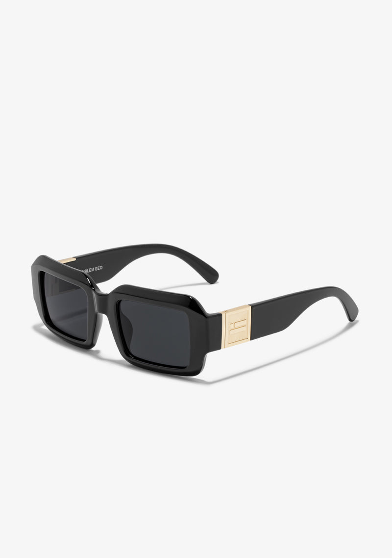D.Franklin sunglasses EMBLEM GEO BLACK / SMOKE