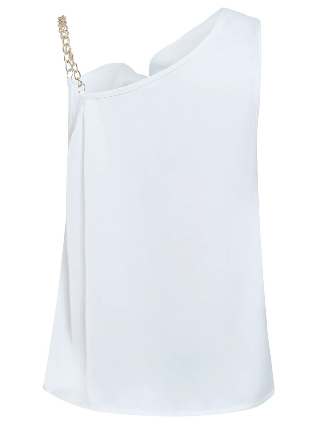 KRIOS - Witte top met swingkraag