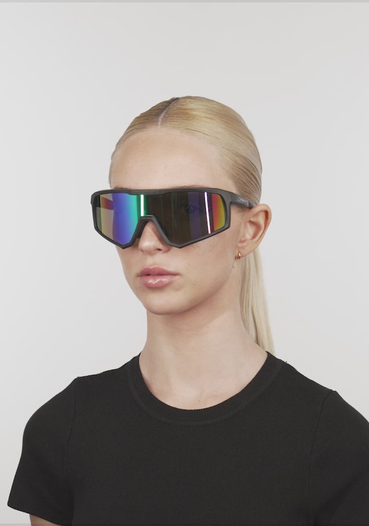 D.Franklin sport sunglasses HURRICANE black / blue women