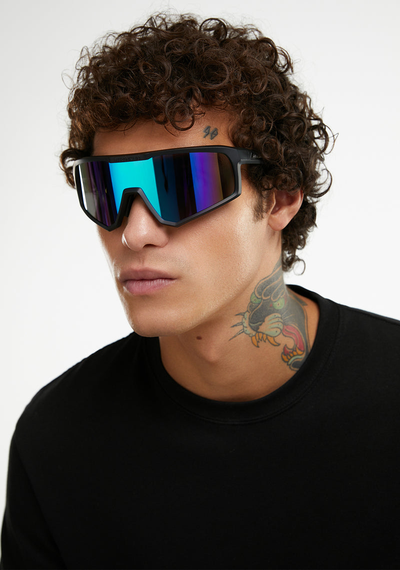 D.Franklin sunglasses sport sunglasses HURRICANE black / blue
