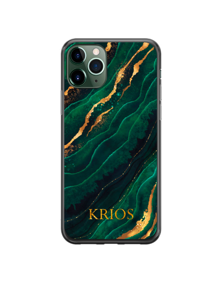 KRIOS - Zwarte Marmer print Telefoonhoes