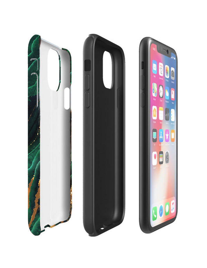 KRIOS - Zwarte Marmer print Telefoonhoes