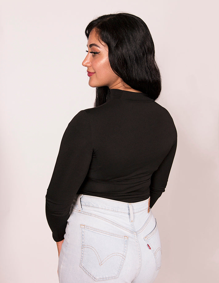 Zwarte Body met uitsnijdingen