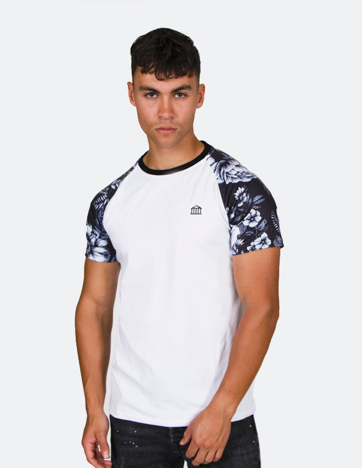 T-shirt met geprinte korte mouwen 