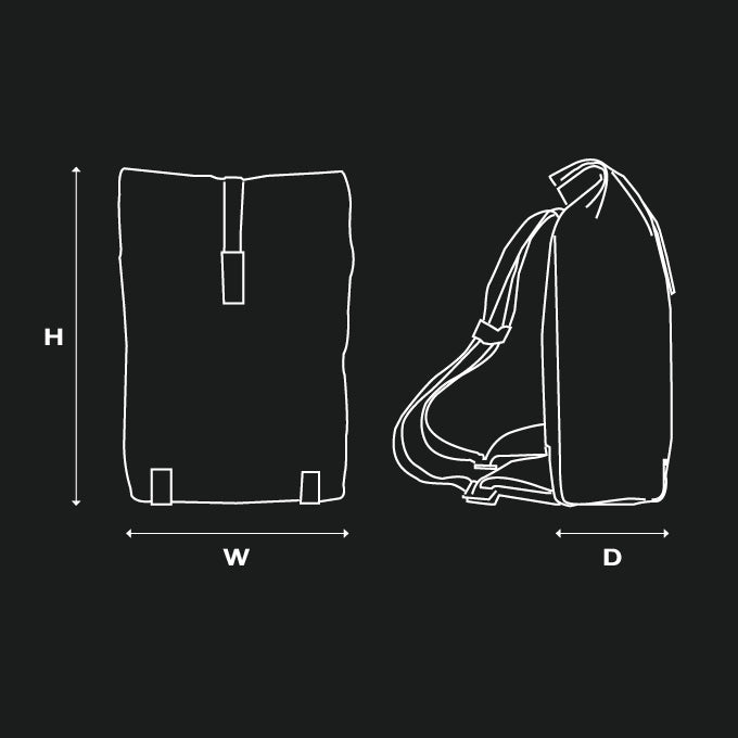 Brooks England - Pickwick Coated Remade Backpack Black