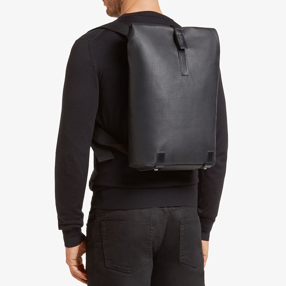 Brooks  - Pickwick Cotton Canvas Backpack Black for Men