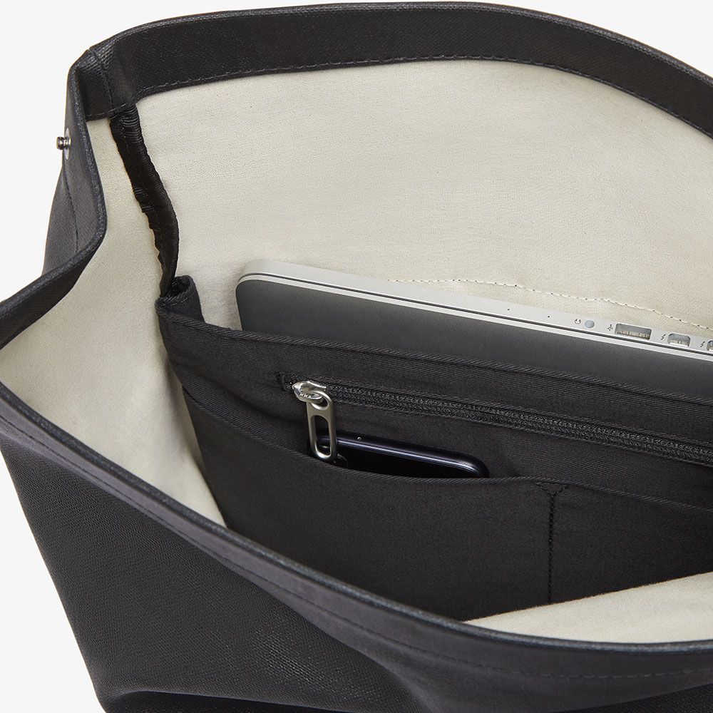 Brooks England - Pickwick Cotton  Knapsack Black