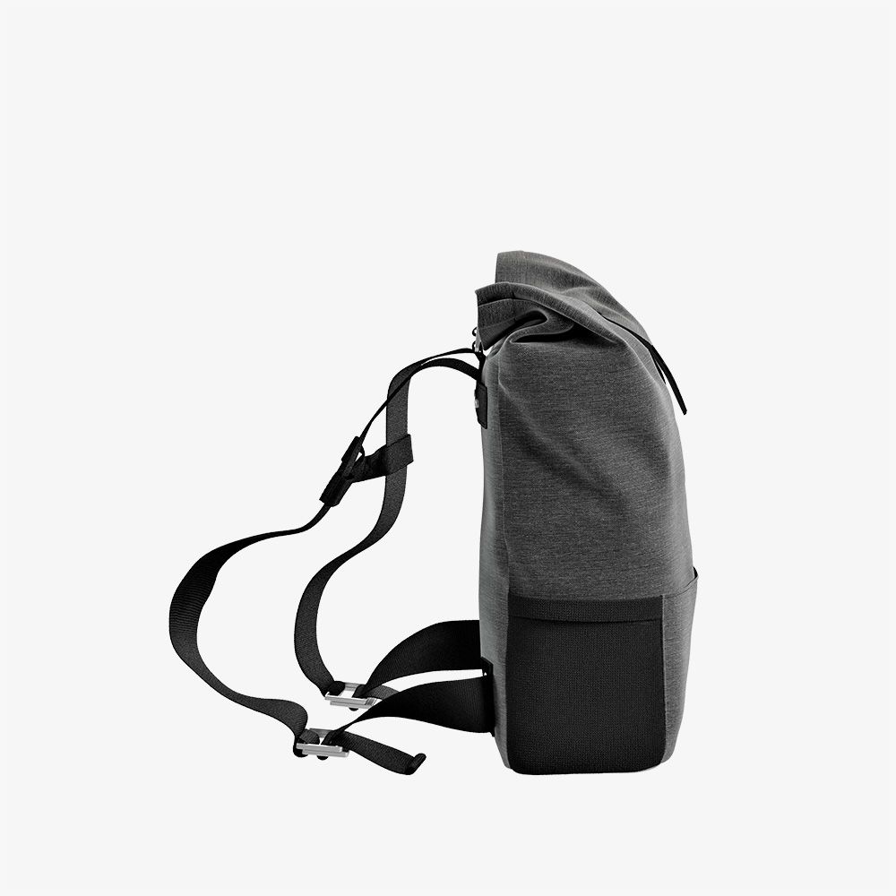 Dalston Tex Nylon Rugtas Zwart