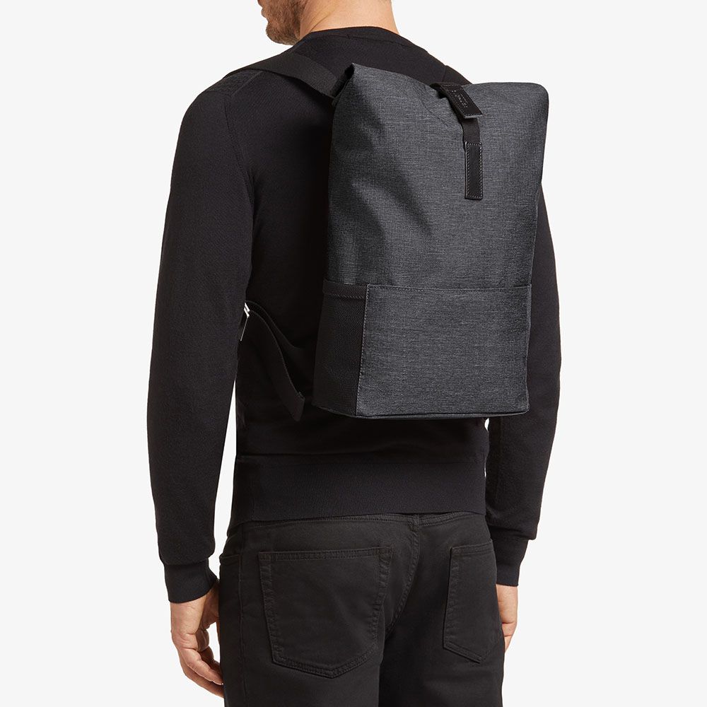 Dalston Tex Nylon Rugtas Zwart