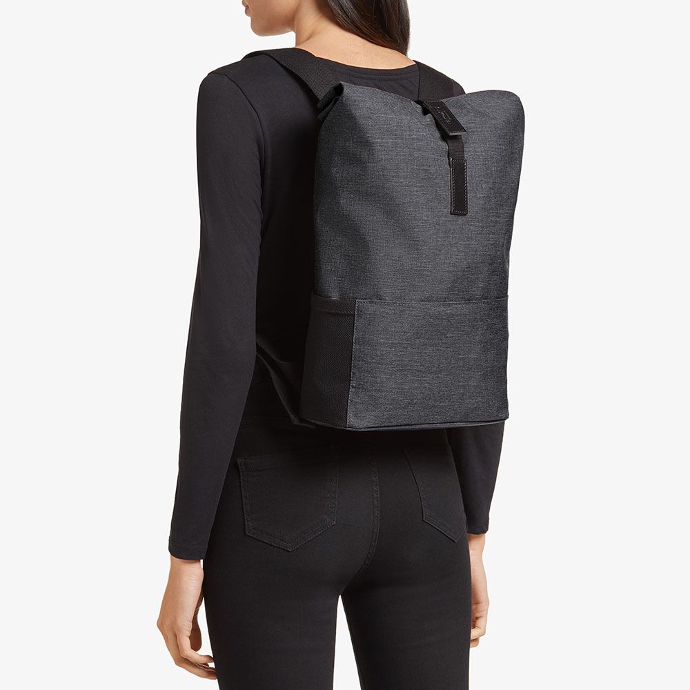 Dalston Tex Nylon Rugtas Zwart