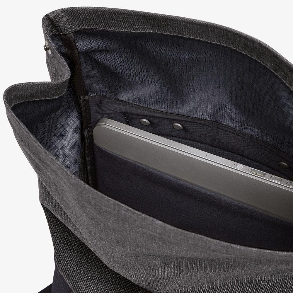 Dalston Tex Nylon Rugtas Zwart