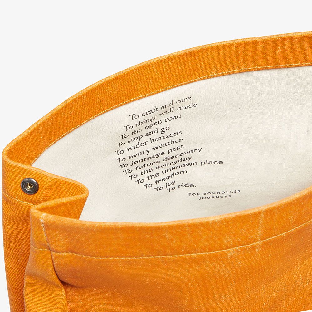 Pickwick Katoenen Canvas Rugzak Oranje/Goose Beak