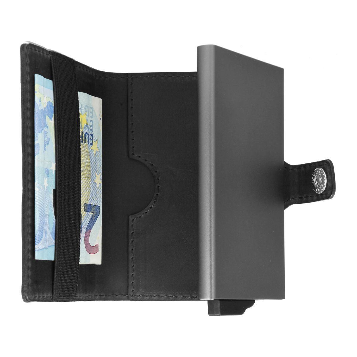 Kaarthouder Plus Portemonnee Vintage Zwart