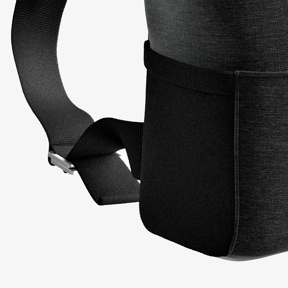 Dalston Tex Nylon Rugtas Zwart