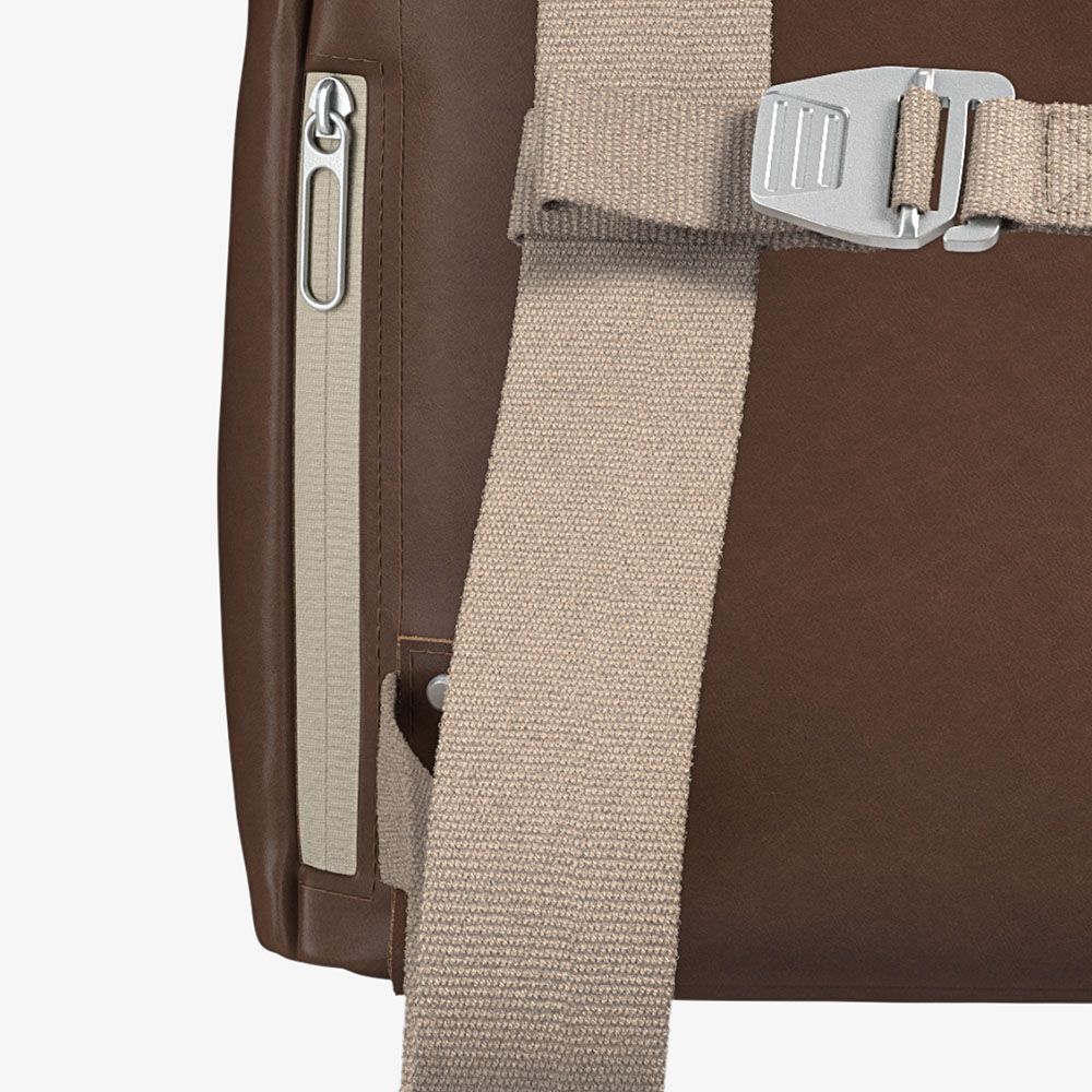 Dalston Tex Nylon Rugtas Zwart