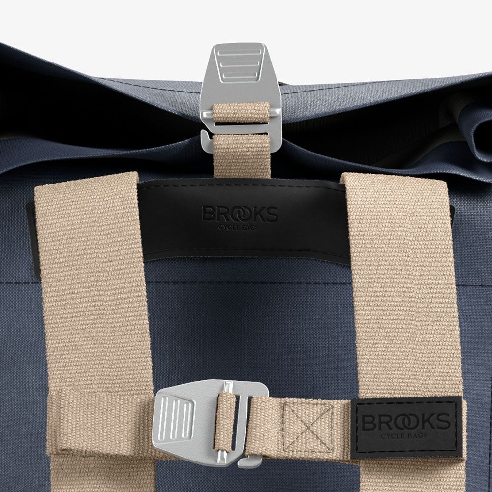 Brooks England - Pickwick Cotton Canvas Bag Blue