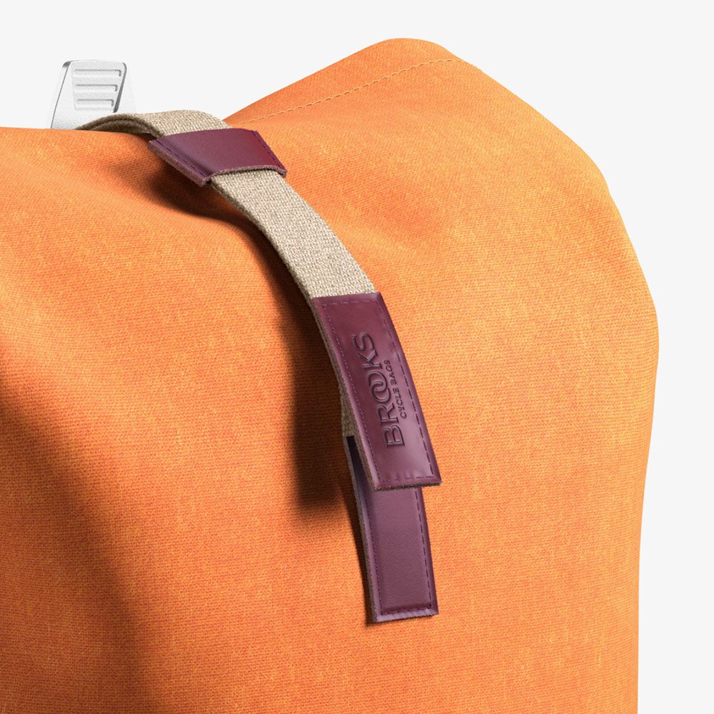 Pickwick Katoenen Canvas Rugzak Oranje/Goose Beak